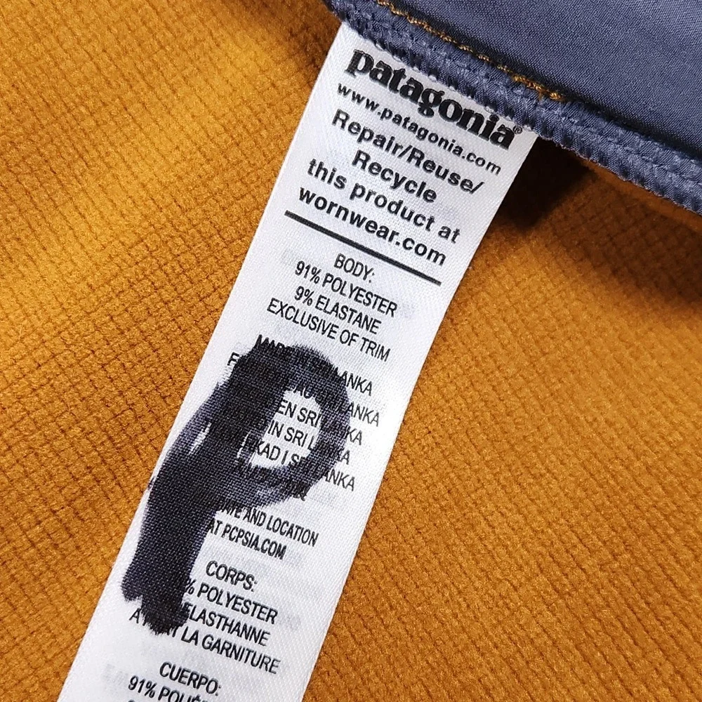 Patagonia Jacket Mens XXL Raptor Brown R1 Thermal Regulator Lightweight 40580